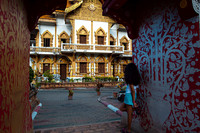 Kid watching the splendour of a Wat