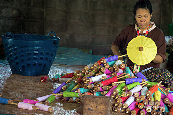 umbrella factory : artisan at work