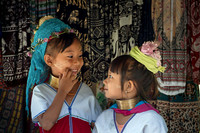 Kids at Play - Karen Long Neck Tribal kids